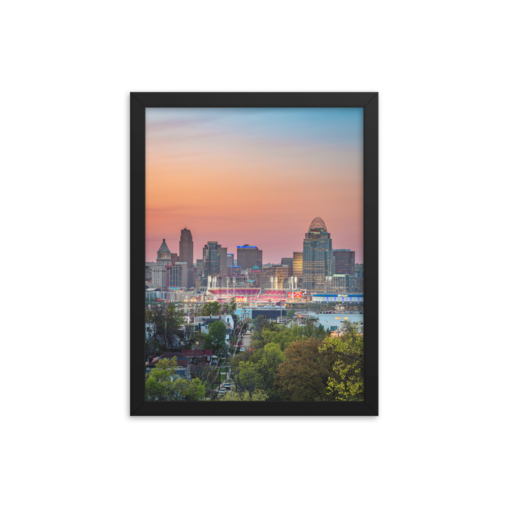 Paycor Stadium Sunrise Framed – Ben Wright Photography