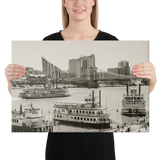 Riverboats On The Ohio Canvas