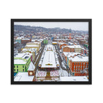 Findlay Market In The Snow Framed