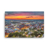Over The Rhine Sunset At Washington Park Canvas