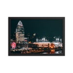 Cincinnati Reds Starwheel Framed