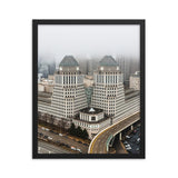 Foggy P&G Towers Framed