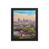 Cincinnati Sunset From Kentucky Framed