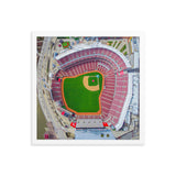 Bird's eye view of Great American Ballpark Framed