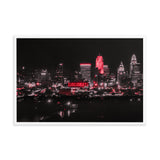 Cincinnati In Red Framed
